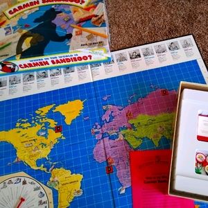 Carmen Sandiego board game very good condition